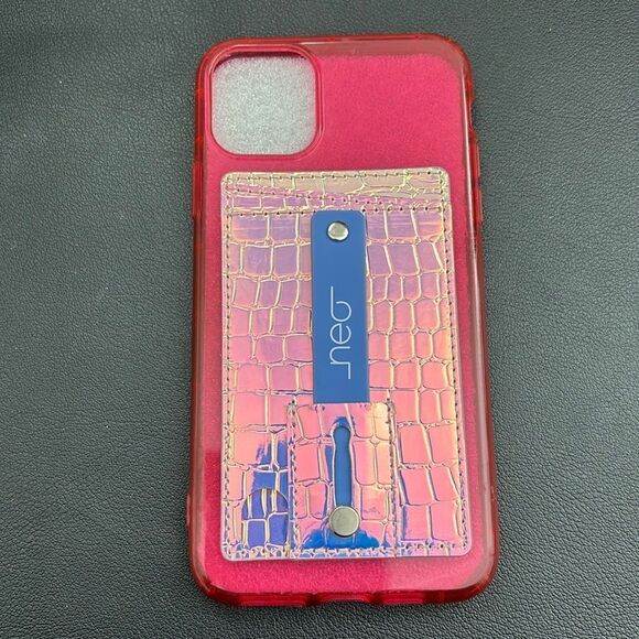 iPhone 11 Pro Max case brand new clear pink - Picture 1 of 2
